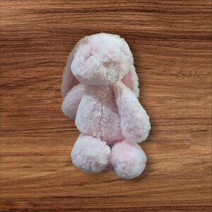 Spark Create Imagine Pink Plush Bunny Rattle Toy  stuffed animal 10"sitting